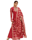 Bollywood Red Color Alia Bhatt Palazzo Suit