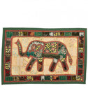 Applique Rich Embroidery Elephant Wall Hanging