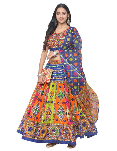 Navratri Special Amazing Multi Color Lehenga Choli