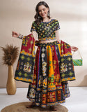 Black Color Cotton Navratri Chaniya Choli