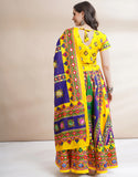 Yellow Color Cotton Navratri Chaniya Choli