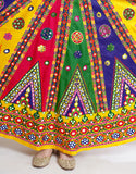 Yellow Color Cotton Navratri Chaniya Choli