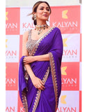 Malaika Arora In Purple Saree