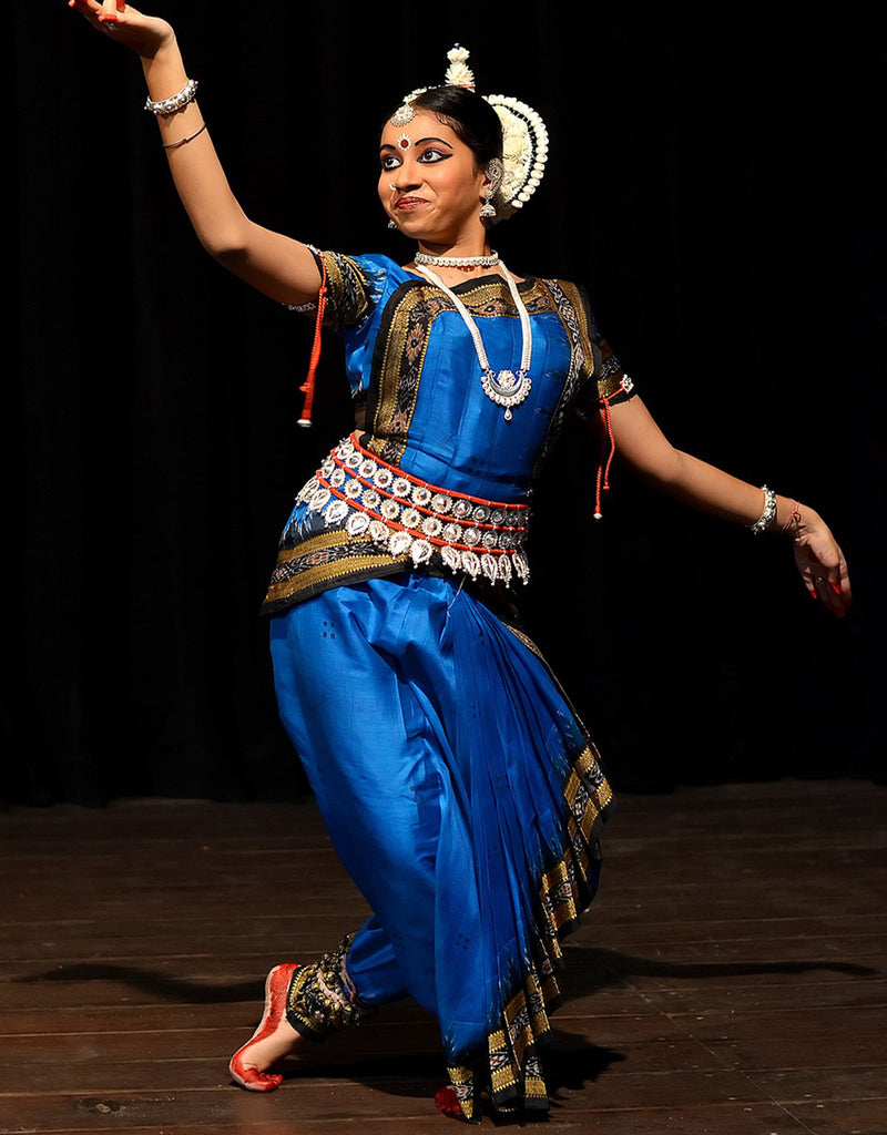 Odissi Blue Dance Dress – Sulbha Fashions