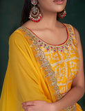 Elegant Yellow Color Designer Lehenga Choli