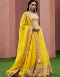 Designer Yellow Color Lehenga choli