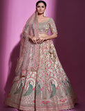 Cream Color Designer Bridal Lehenga Choli