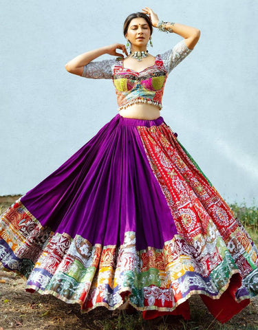 Navratri Ghaghra choli in cotton fabric