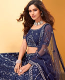 Gorgeous Wedding Blue Lehenga