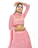 Designer Trendy Pink Lehenga Lehenga Choli