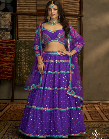 Designer Purple Color Lehenga Choli