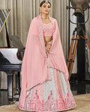 Party Wear Pink Color Lehenga Choli