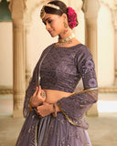 Beautiful Dusty Color Lehenga Choli For Wedding