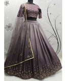 Beautiful Dusty Color Lehenga Choli For Wedding