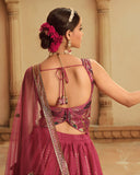 Designer Deep Pink Color Lehenga Choli