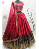 Designer Deep Pink Color Lehenga Choli