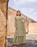 Charming Dola Jacquard Designer Salwar Suit for Special Occasion