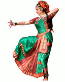 Green & Red Folk Dance Dress