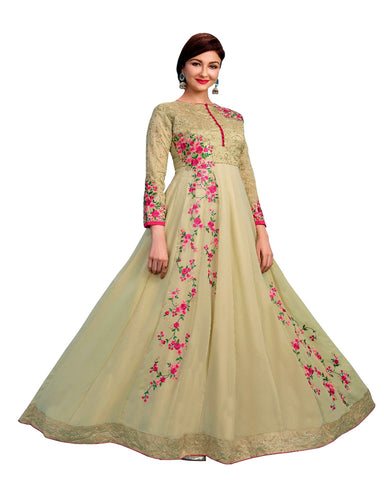 Party Wear Light green Georgette Salwar Suit