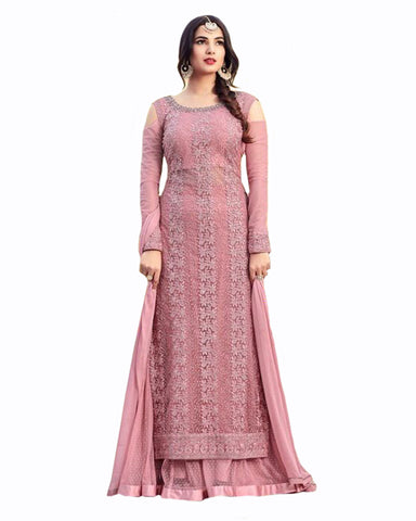 Light pink color Georgette Suit