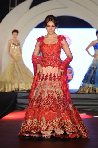 Bollywood Red Designer Lahenga
