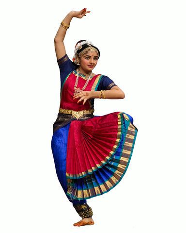 Red & Blue Folk Dance Dress