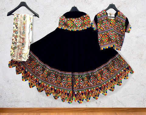 Navratri Special Black Color Traditional Chaniya Choli