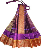 Orange And Purple Dress Andhra Natyam Dance Dress