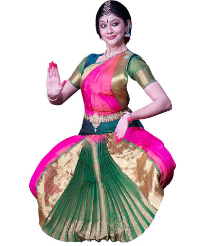 Orange & Yellow Classical Dance Dress