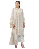Designer White Color Pakistani Suit