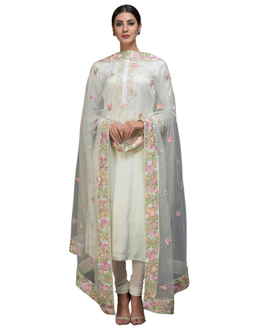 Designer white Color Pakistani Suit