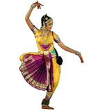 Yellow And Purple Classical Dance Dress
