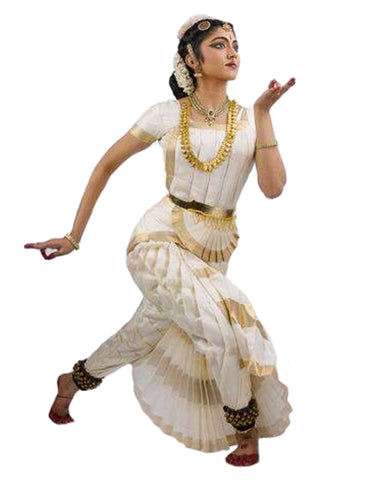 FancyDressWale Yellow Bharatanatyam Dress with Complete Jewellery Combo -  Set of 10 Ornaments and Dance Costume (3-4 Years) : Amazon.in: Jewellery