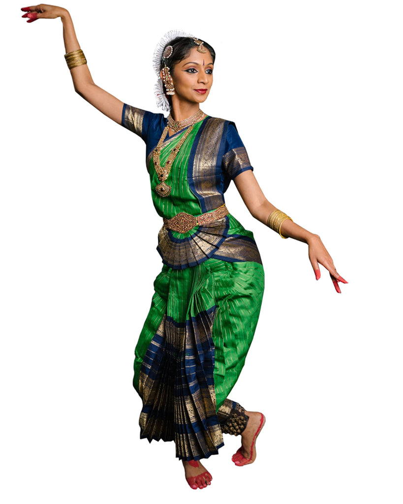 Dark Blue And Green Classical Dance Dress Dark Blue And Green Classical Dance Dress