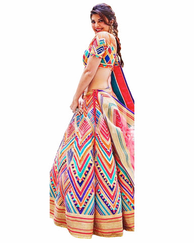 jacqueline Fernandez Style Lehanga Choli