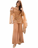 Skin Color Palazzo Suit