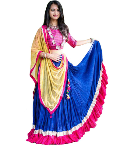 Navratri Special Designer Blue Chaniya Choli