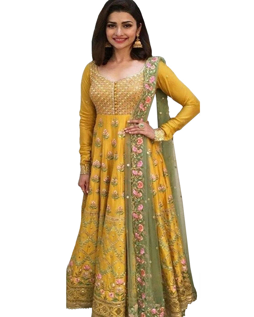 Full Sleeve Designer Anarkali Suits Swagat D.No 5305, Feature : Dry  Cleaning, Technics : Embroidery Work at Rs 1,899 / piece in Surat