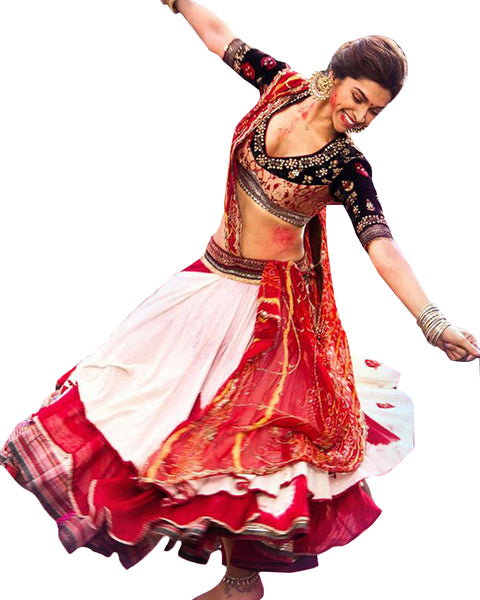 White Bollywood Lehengha Style Dance Dress