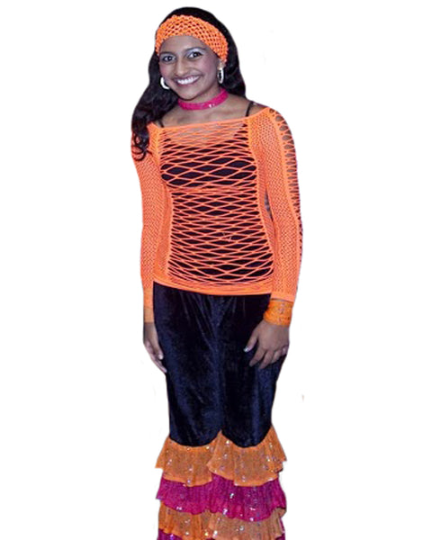 Orange Western Dance Dress