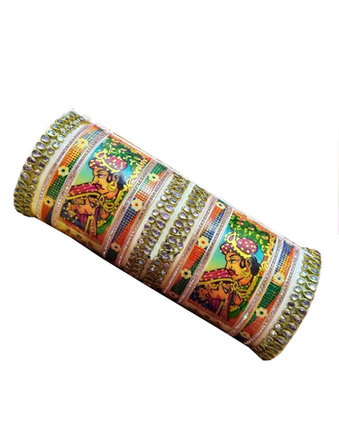 Bridal Rajputi Hand Crafted Traditional Printed Bangles