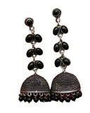 Bollywood Style Black Earrings