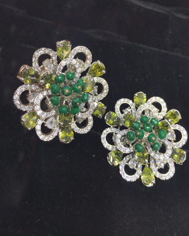 Dsigner Multi Color Stone Earrings