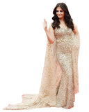 Bollywood Dress Light Peach Color Aiswarya Designer Fish Cut Gown