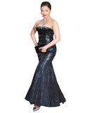 Bollywood Dress Black Color Aiswarya Designer Gown