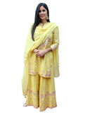 Katrina Kaif In Yellow Color Palazzo Suit