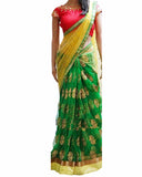 Designer Green Color Saree