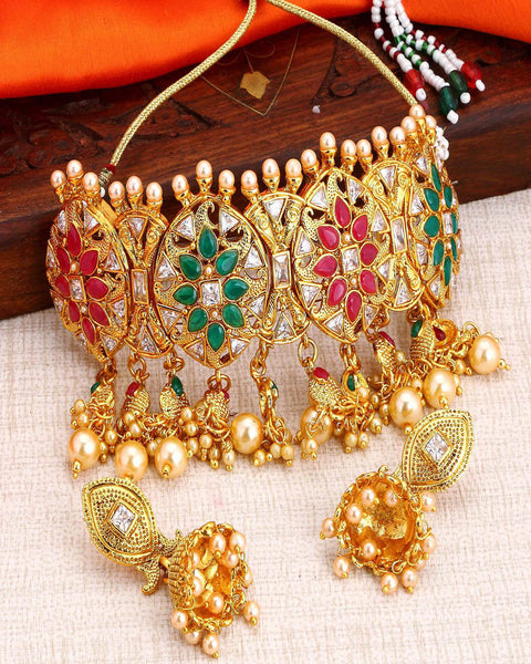 Bollywood Collection Choker necklace set for Women