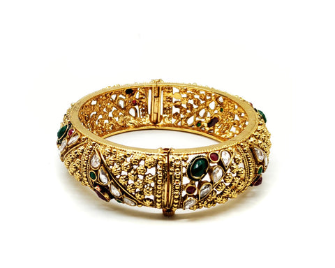 Fashionable Bangle with Base Metal as Alloys with Stones