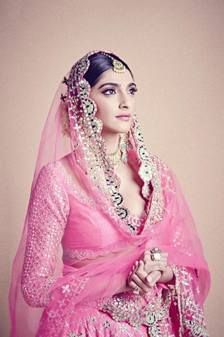 Pink color Party Wear Designer Lehenga Choli